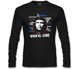 Che Guevara - Viva Siyah Erkek Sweatshirt