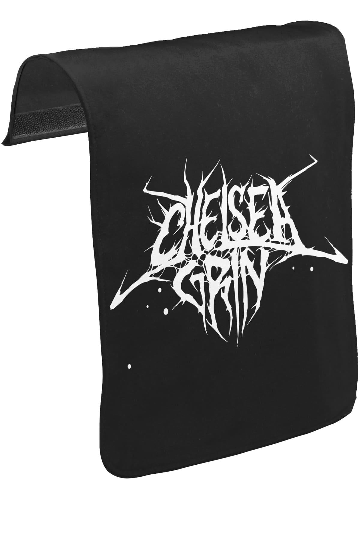 Chelsea Grin - Logo Unisex Siyah Tak-Çıkar Postacı Çanta Kapağı CK-759