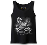 Chess Game with a Broken Queen Siyah Erkek Atlet