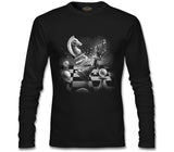 Chess Game with a Broken Queen Siyah Erkek Sweatshirt