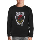 Chicken Gang Black Kids Sweatshirt