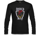 Chicken Gang Siyah Erkek Sweatshirt