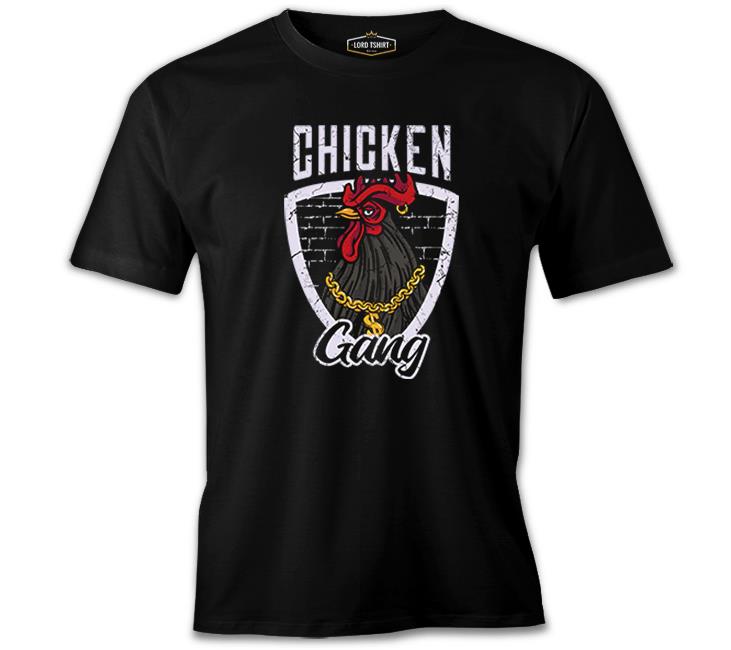 Chicken Gang Siyah Erkek Tshirt