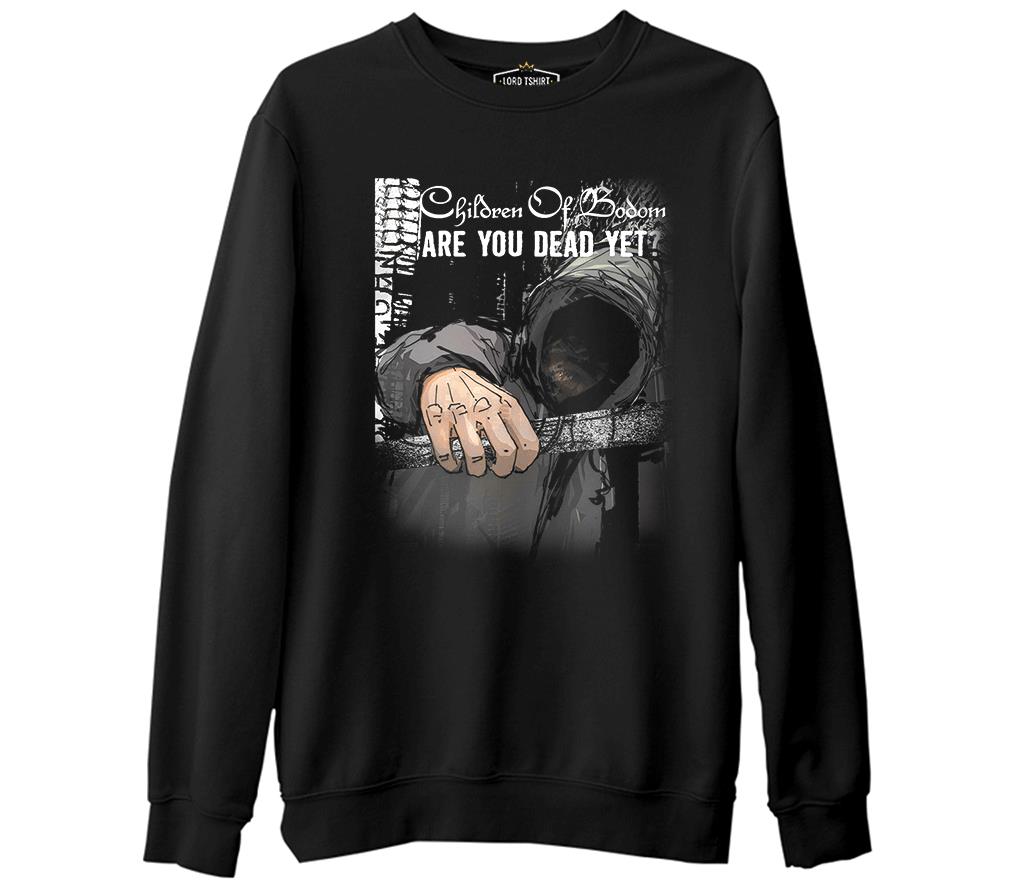 Children of Bodom - Are You Dead Yet?  Siyah Erkek Kalın Sweatshirt