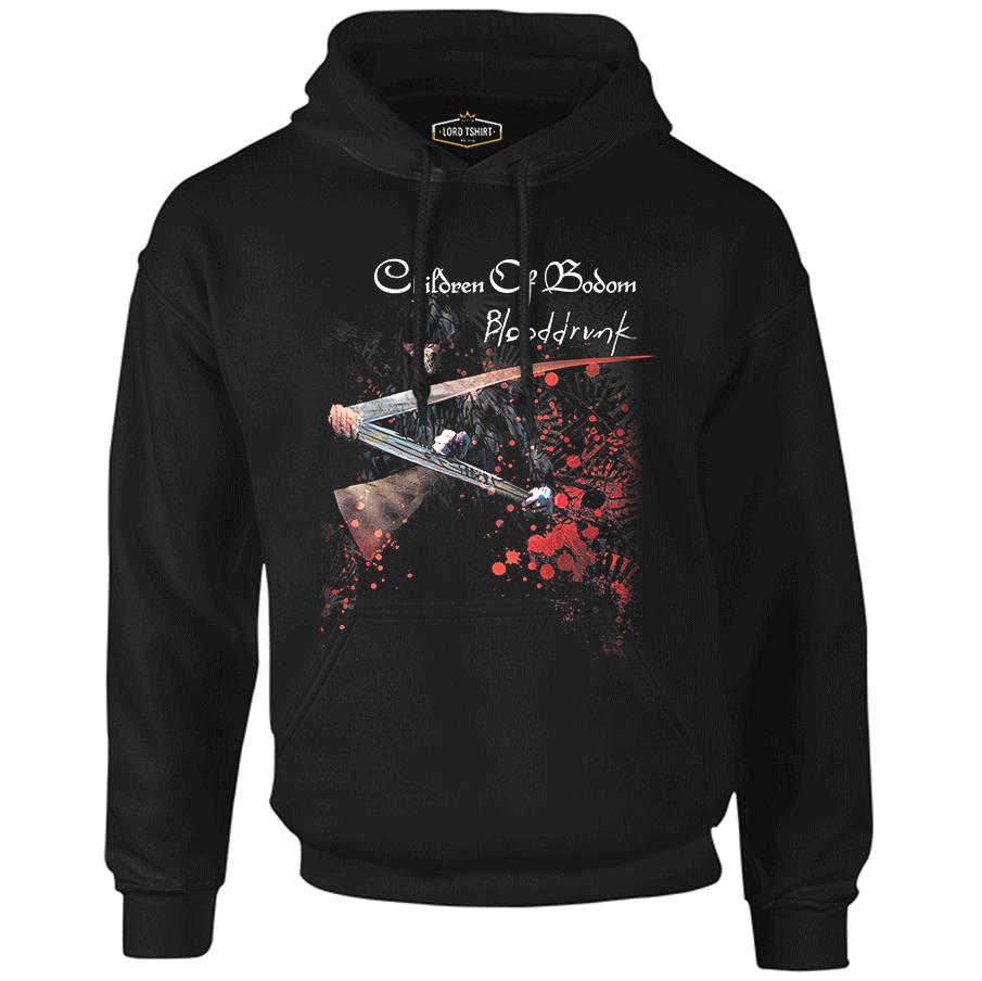 Children of Bodom - Blooddrunk Black Men's Zipperless Hoodie