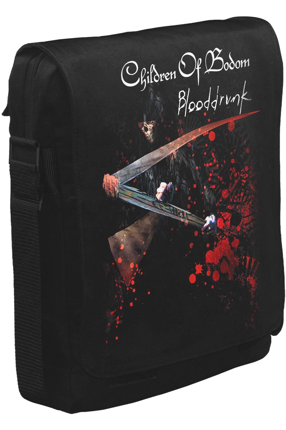 Children of Bodom - Blooddrunk Unisex Siyah Postacı Çanta
