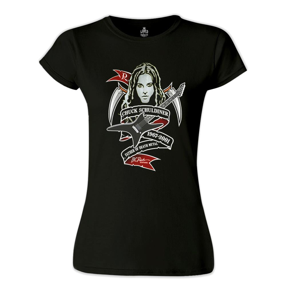 Chuck Schuldiner - 1967 Black Women's Tshirt