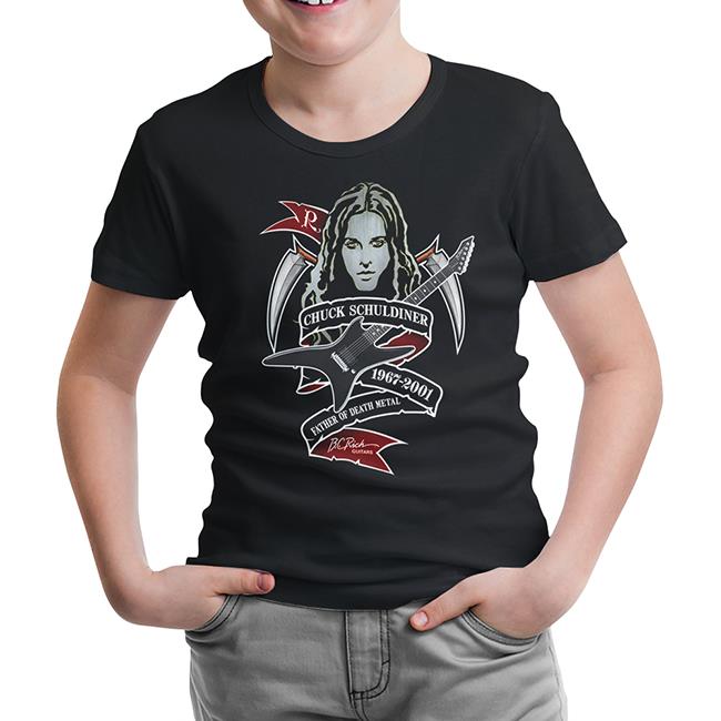 Chuck Schuldiner - 1967 Black Kids Tshirt