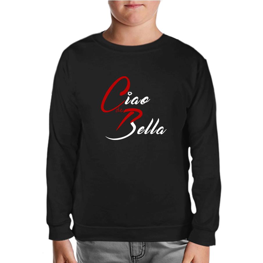 Ciao Bella - CdeP Black Kids Sweatshirt