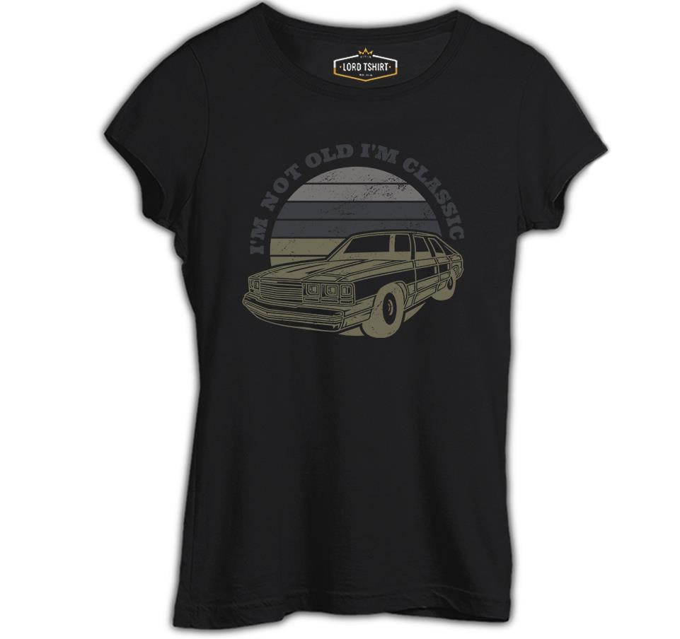 Classic Cars Not Old Black Women's Tshirt