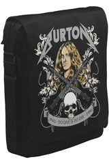 Cliff Burton - To Live Is To Die Unisex Siyah Postacı Çanta