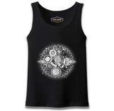 Clock Universe in DNA Chains Abstract Siyah Erkek Atlet