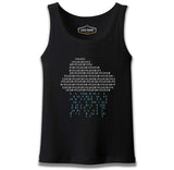 Cloud with Binary Code Numbers Siyah Erkek Atlet