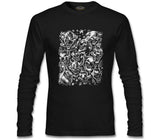 Clown Siyah Erkek Sweatshirt