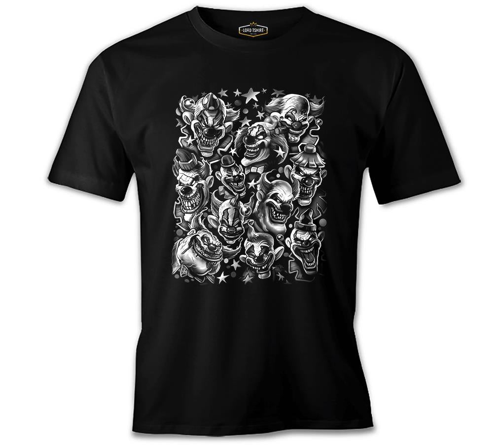 Clown Siyah Erkek Tshirt