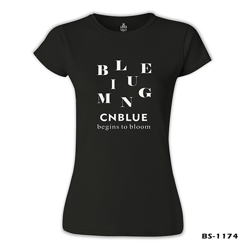 CNBlue - Bloom Siyah Kadın Tshirt