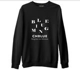CNBlue - Bloom Siyah Erkek Kalın Sweatshirt