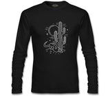 Desert Cactus Black Men's Sweatshirt