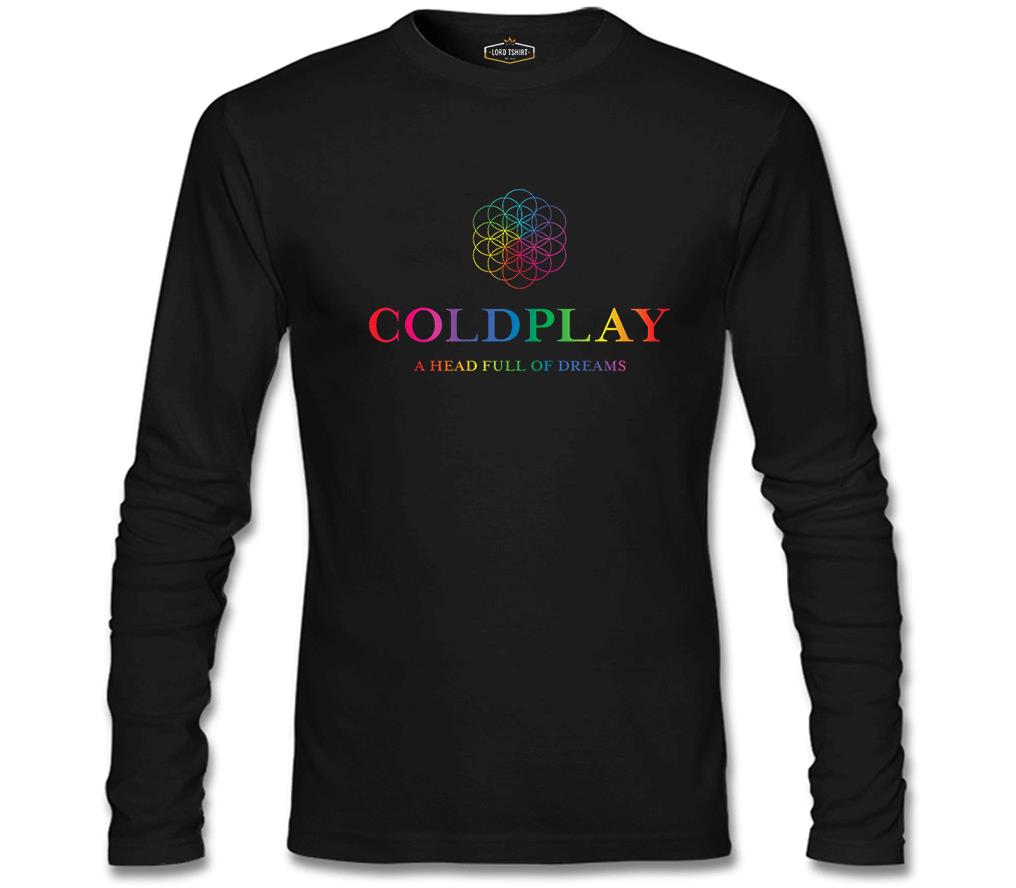 Coldplay - Dreams Siyah Erkek Sweatshirt