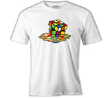 Color Cubes White Men's Tshirt 