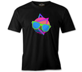 Color Geometrika - Gözlük Siyah Erkek Tshirt