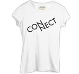Connect with N White Women's Tshirt