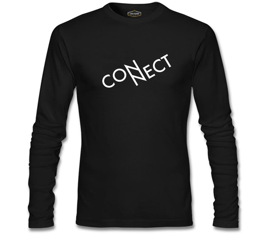Connect with N Black Men's Sweatshirt