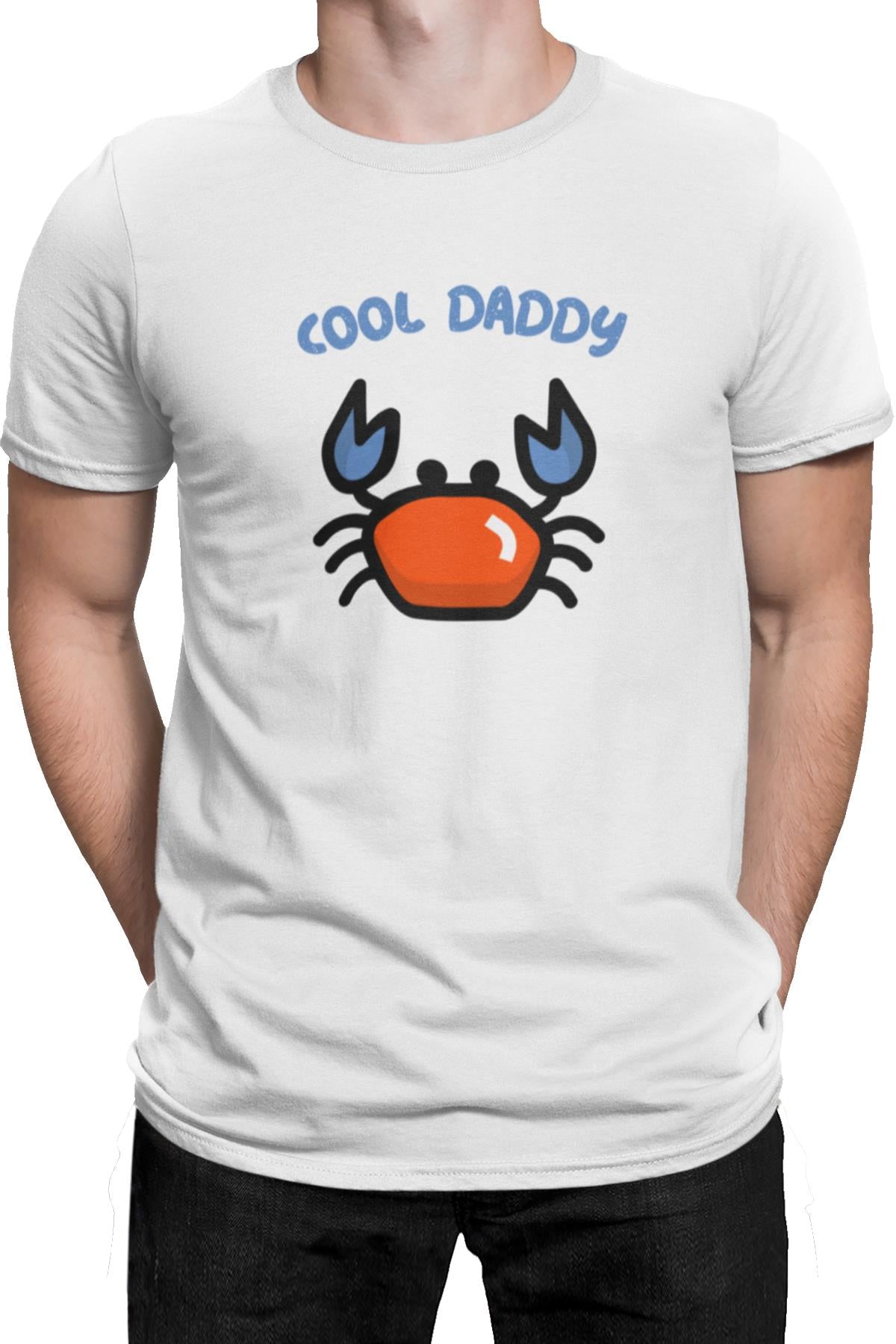 Cool Daddy Buddy White Men's Tshirt