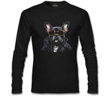 Cool French Bulldog Black Men's Sweatshirt 