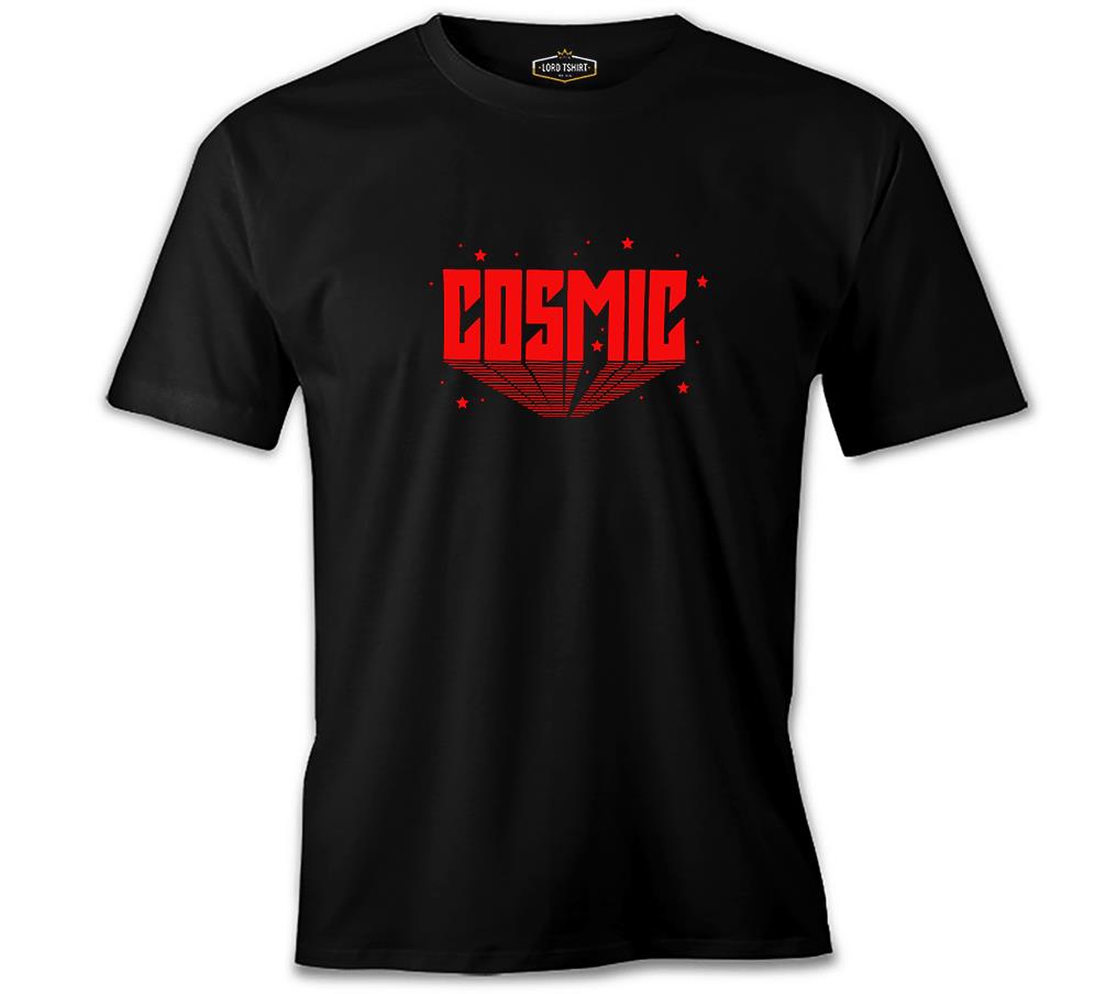 Cosmic Stars Siyah Erkek Tshirt