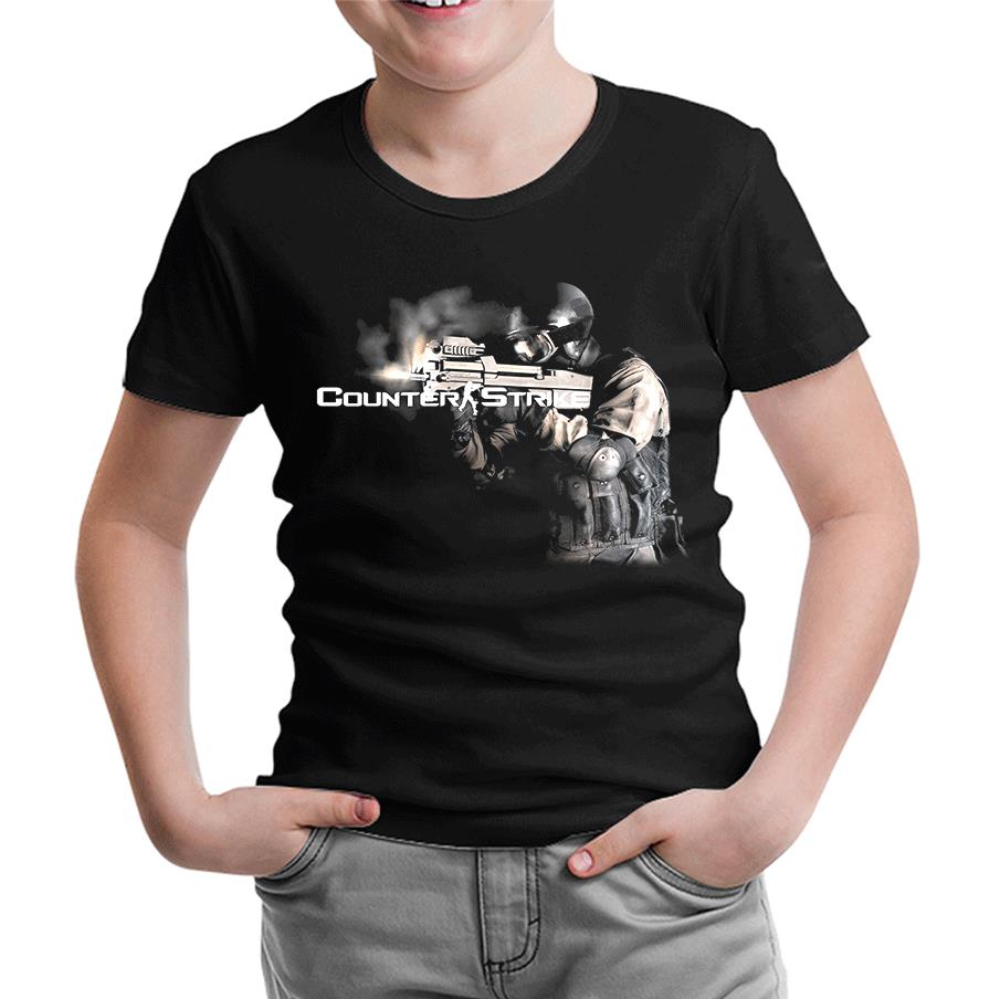 Counter Strike 2 Siyah Çocuk Tshirt