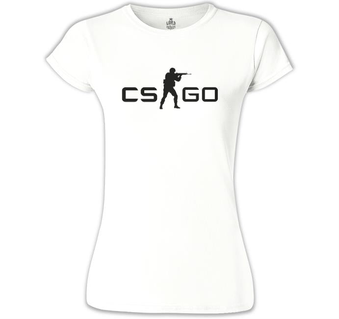 Counter Strike - CS Logo White Women's Tshirt