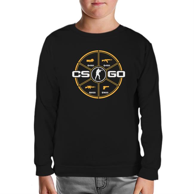 Counter Strike - Go Siyah Çocuk Sweatshirt