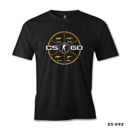 Counter Strike - Go Black Men's Tshirt