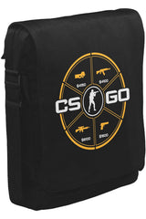 Counter Strike - Go Unisex Siyah Postacı Çanta