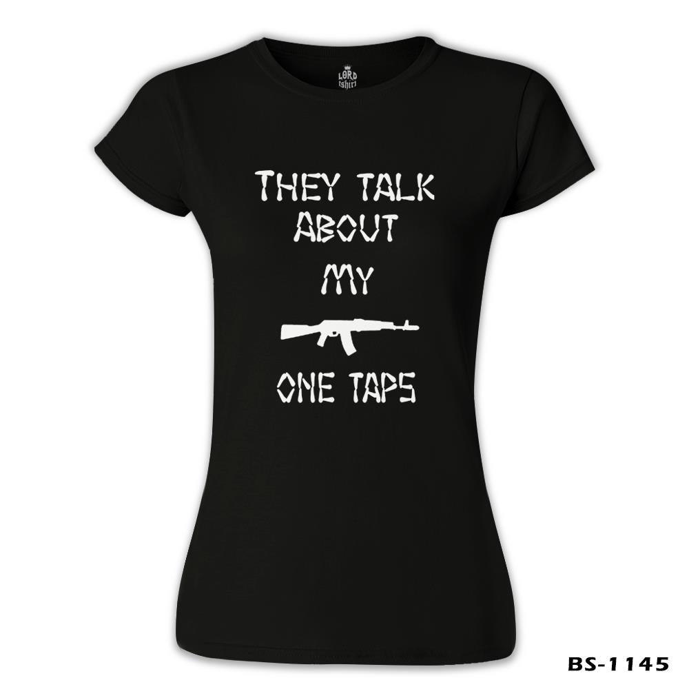 Counter Strike - My One Taps Black Women's Tshirt