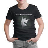 Counter Strike Black Kids Tshirt