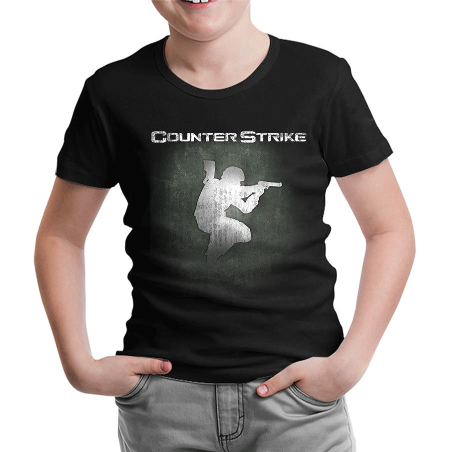 Counter Strike Siyah Çocuk Tshirt