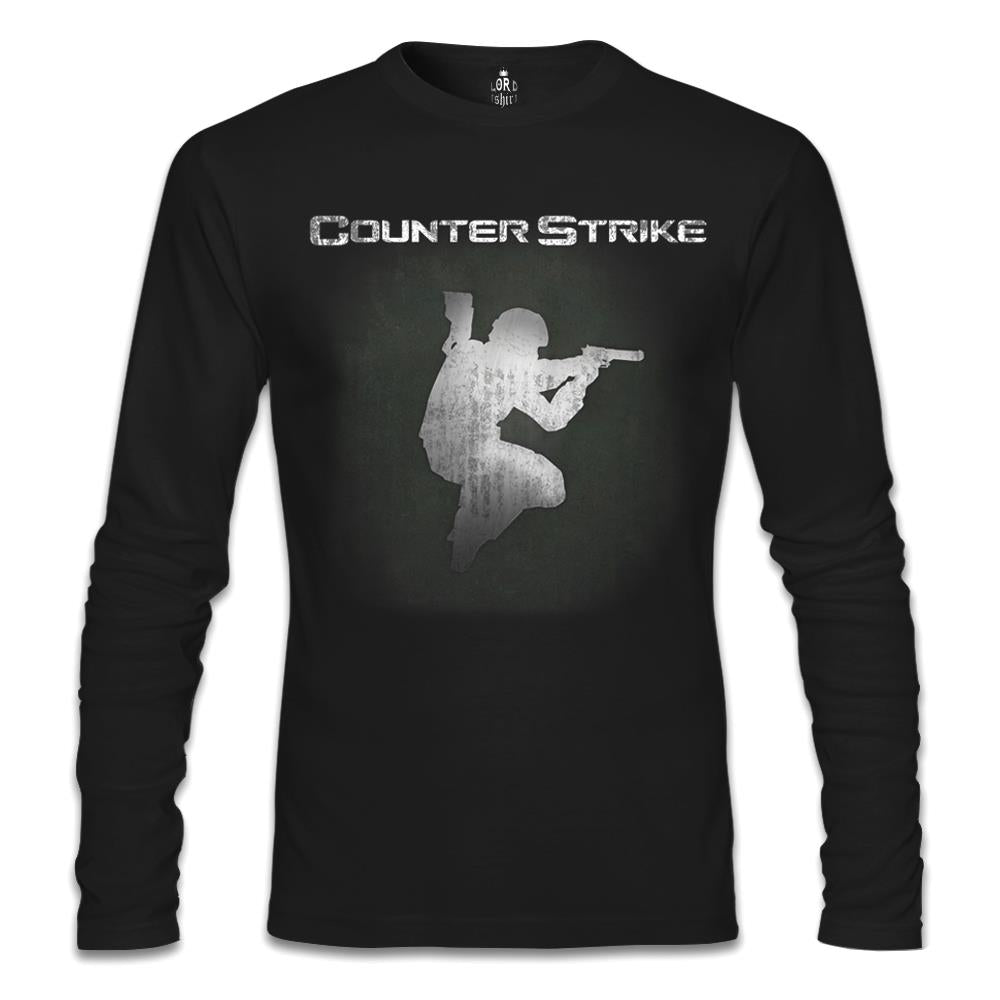 Counter Strike Siyah Erkek Sweatshirt