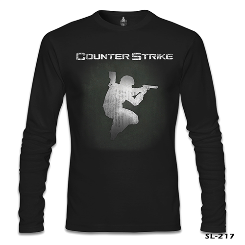 Counter Strike Siyah Erkek Sweatshirt