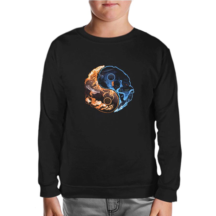 Counter Strike - Yin Black Kids Sweatshirt