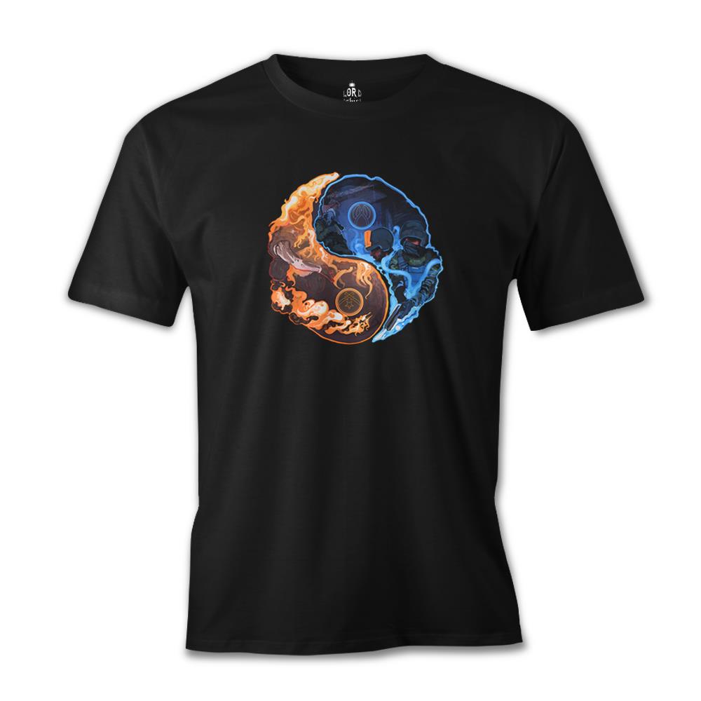 Counter Strike - Yin Siyah Erkek Tshirt