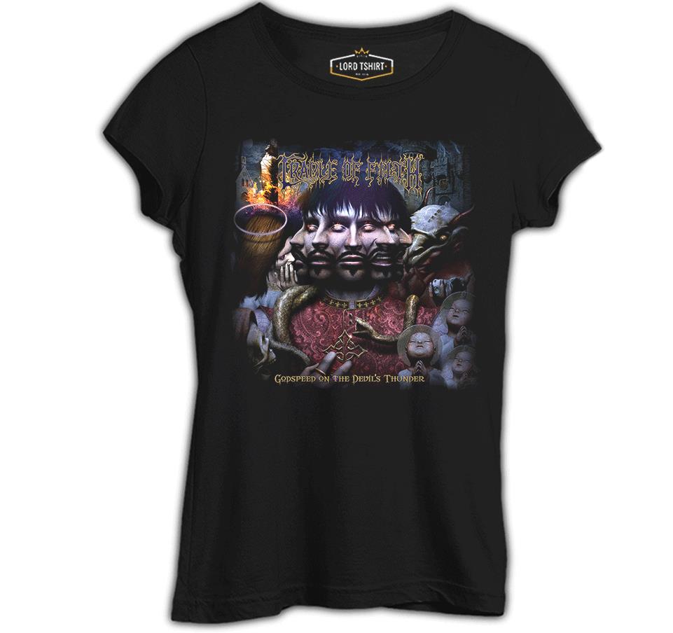 Cradle of Filth - Godspeed on the Devil's Thunder Siyah Bayan Tshirt