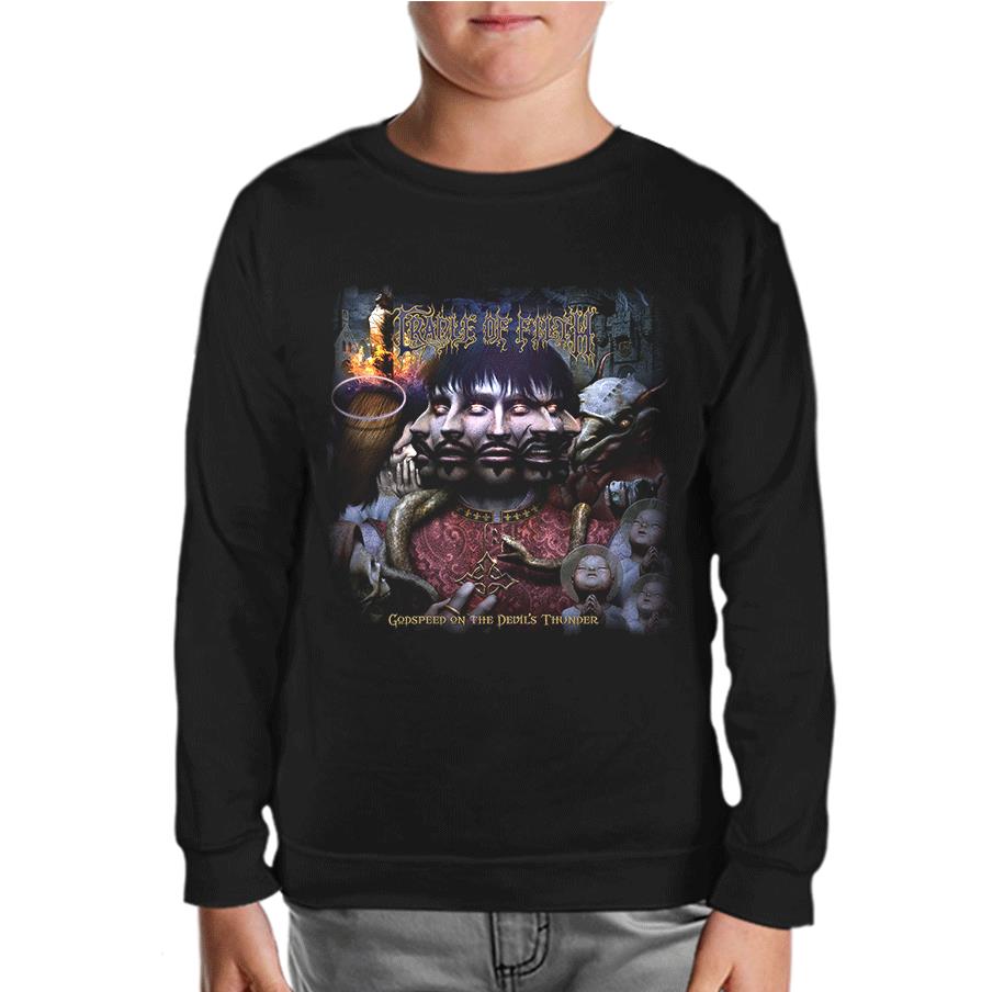Cradle of Filth - Godspeed on the Devil's Thunder Black Kids Sweatshirt