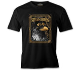 Crow with a Hat Black Men's Tshirt