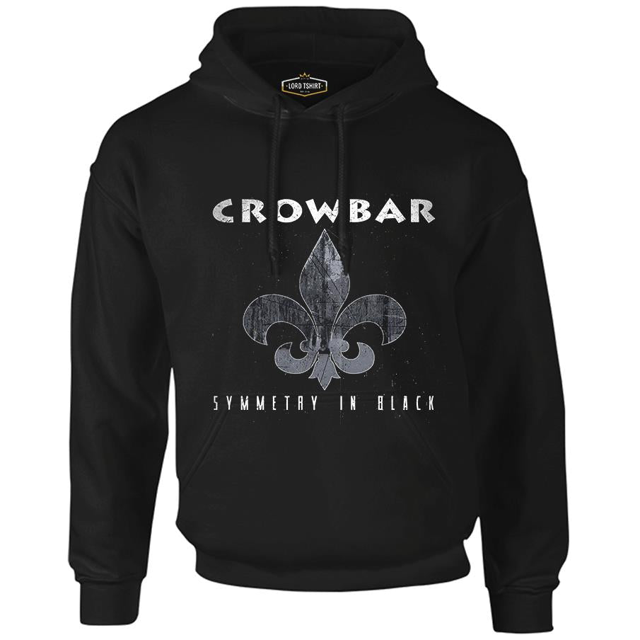 Crowbar - Symmetry in Black Siyah Erkek Fermuarsız Kapşonlu