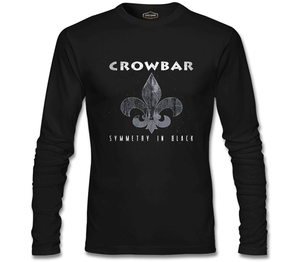 Crowbar - Symmetry in Black Siyah Erkek Sweatshirt