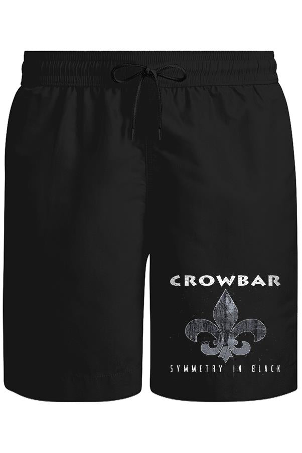 Crowbar - Symmetry in Black Unisex Siyah Şort
