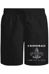 Crowbar - Symmetry in Black Unisex Siyah Şort