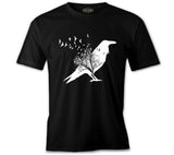 Crows in Tales Siyah Erkek Tshirt